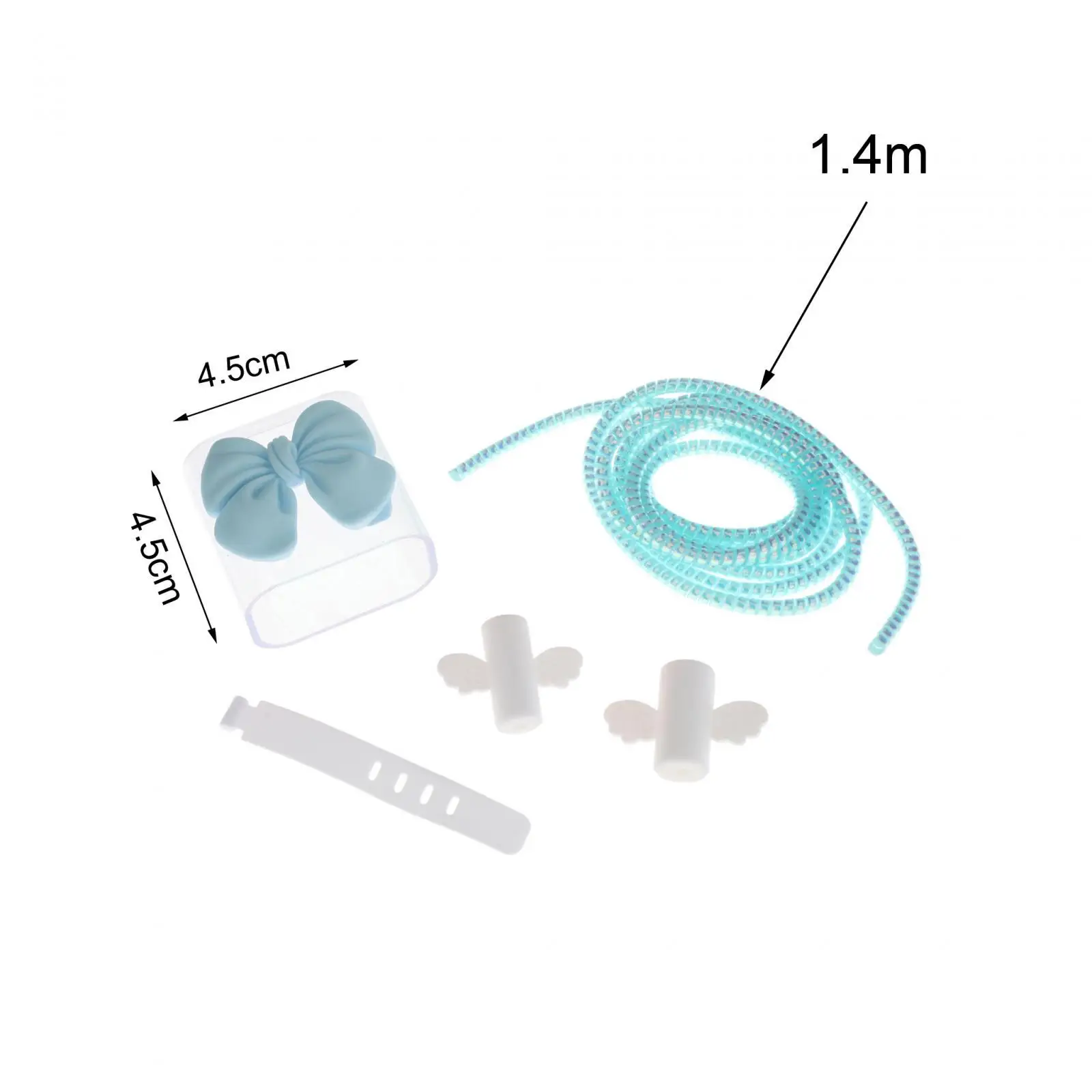 6xCharging Cable Protective Cover Data Cable Sleeve Bow Decor,Women Gift DIY Cable Protector Charger Protector Protective Case