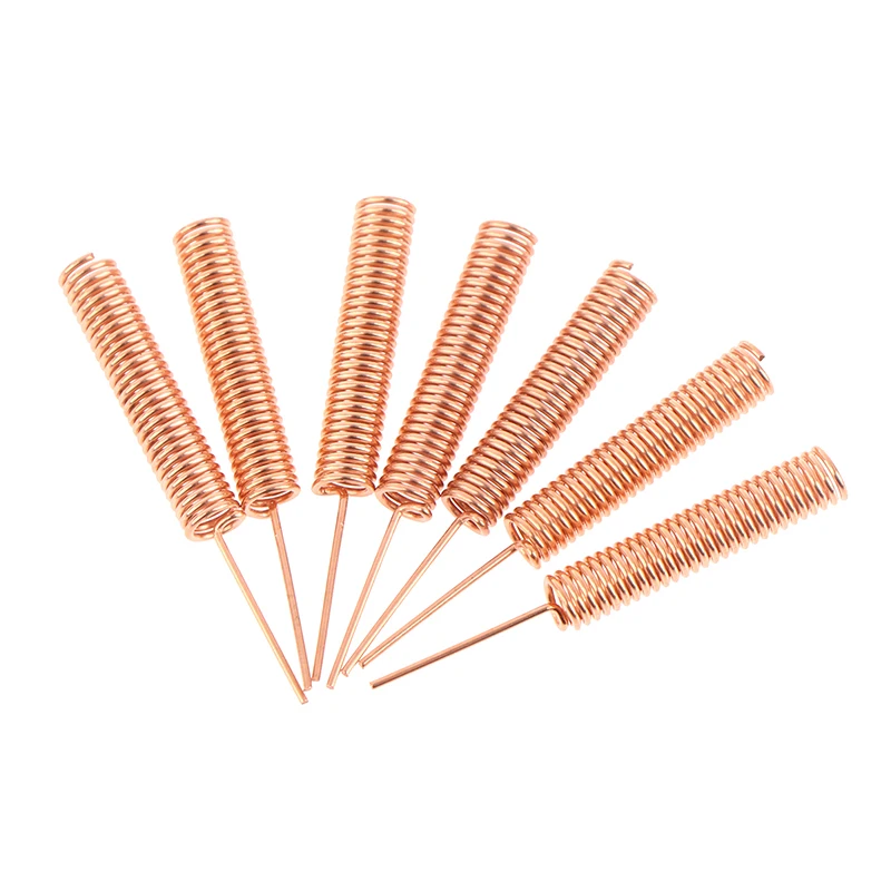 New 10Pcs 433MHz Antenna Pure Copper Spring Helical Antenna Omni Signal Booster Receiver for Router Helical Antenna