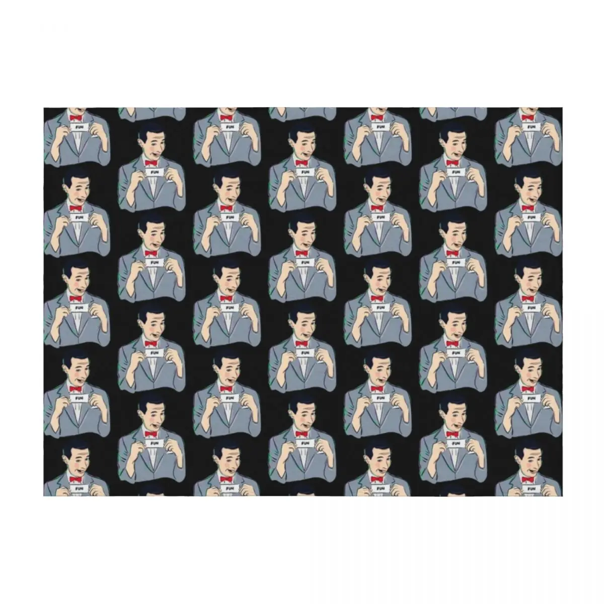 

Peewee Herman Throw Blanket Thins Shaggy Single Blankets