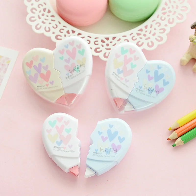 M&G 10M Correction Tape Heart-Shaped Large Capacity Student Office Stationery