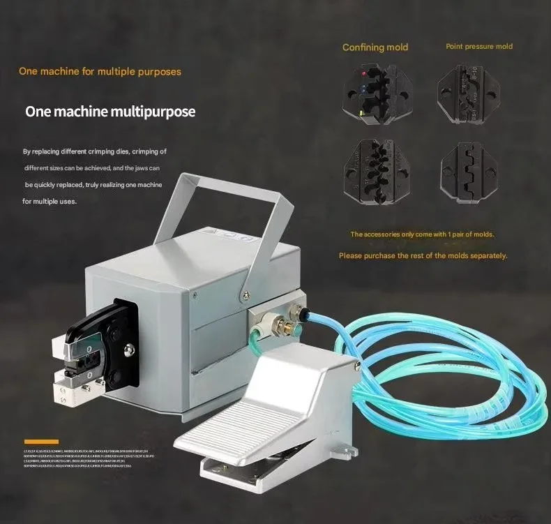 Portable Multifunctional Electric Pneumatic Wire Terminal Crimping Tool Cable Manufacturing Equipment