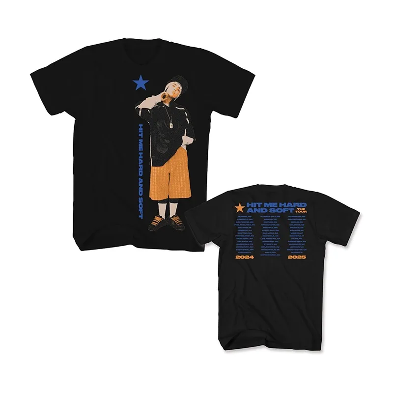 Billie Eilish  American Lyricist and Singer Offers Rock-themed Loose-fitting Men's and Women's T-shirts