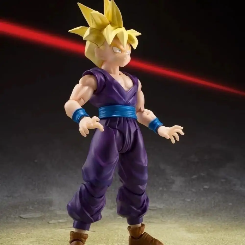 Bandai S.H.Figuarts Dragon Ball Z Super Saiyan 2 Gohan Action Figure Cell Games Period Dress Up Pvc Model Toy for Children Gifts