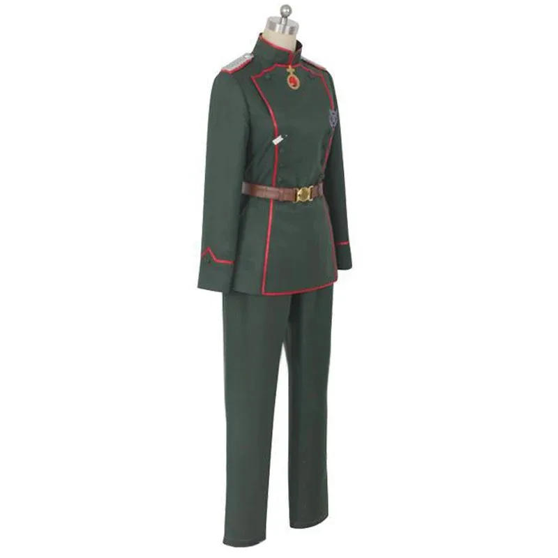 

zizi 2025 Anime Saga of the Evil Youjo Senki Tanya von Degurechaff Cosplay Costume Customized