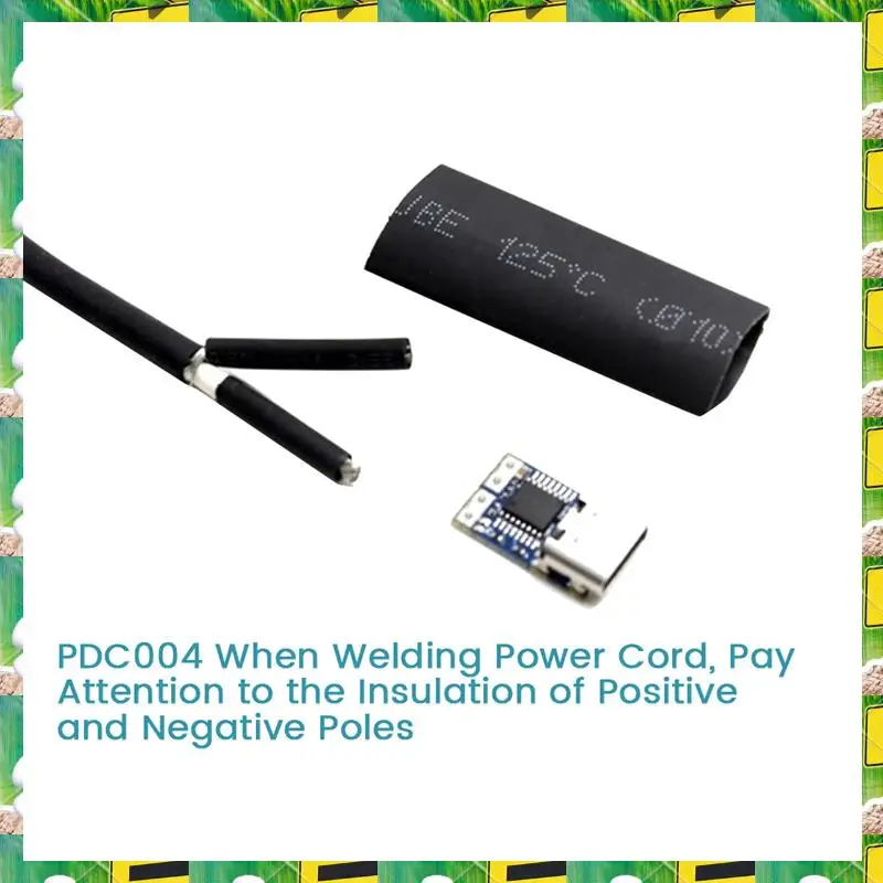 3C Electron 1 Piece PDC004-PD Decoy Module PD23.0 To DC DC Trigger Extension Cable QC4 Charger Type-C (12V),1 Piece PDC004-PD De