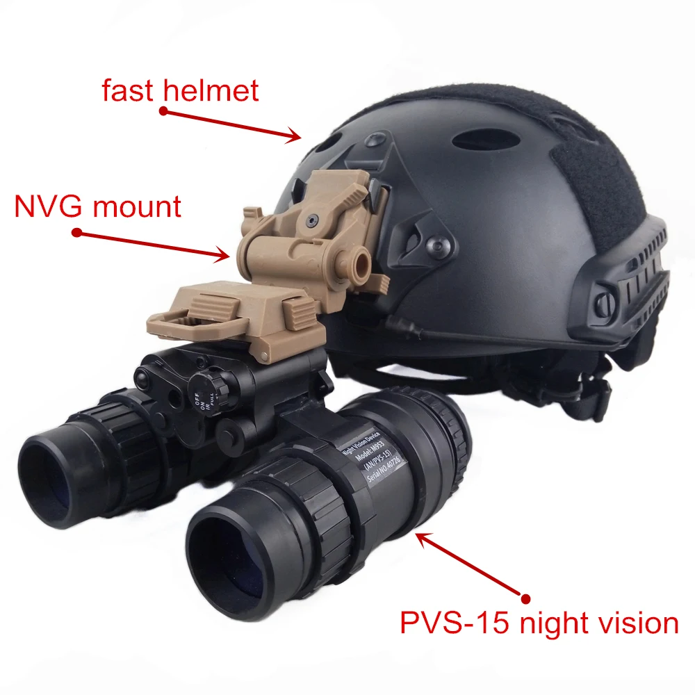 Nylon L4 G24 L4G24 NVG Wilcox Mount Bracket Holder For PVS15 PVS18 GPNVG18 Goggle Night Vision Stent Skip Fast OPS Helmet Parts