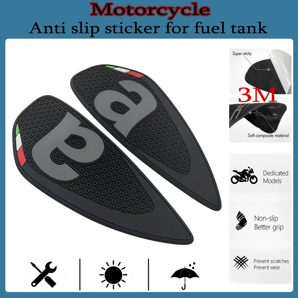 

for Aprilia RSV4 TUONO RS 660 1100 2021-2024 knee anti slip 3M silicone sticker motorcycle fuel tank protection side pad
