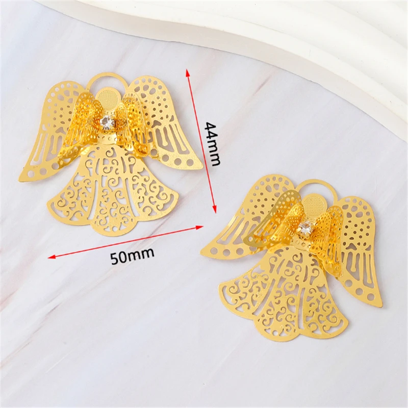 20 Pieces/Lot New Fashion Heart Crystal Butterfly Charm Connectors DIY Ornament Earrings Jewelry Findings Garment Accessories