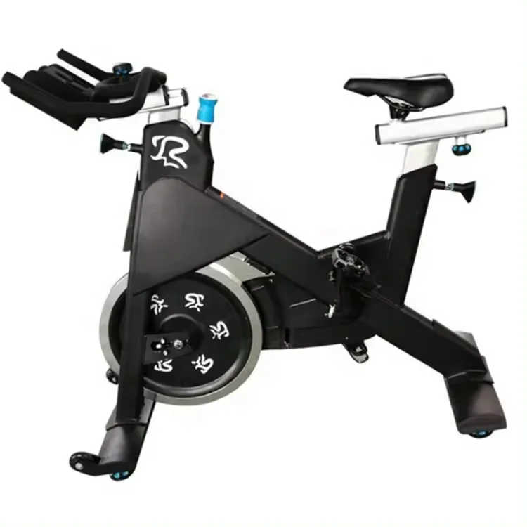 

Indoor Cycling Bike Exercise Spin Bike Stationary Bicycle Cardio Fitness Cycle Trainer commercial spinning bike