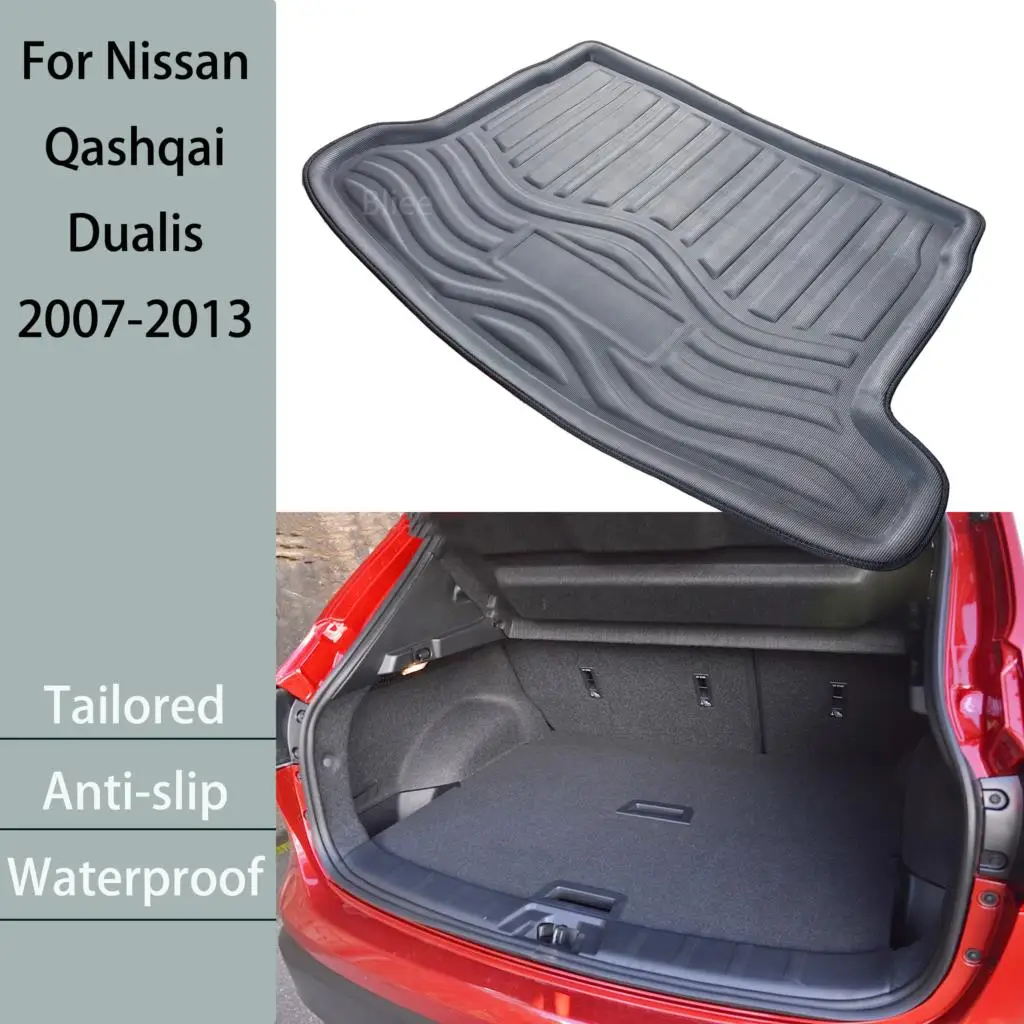 

For Nissan Qashqai Dualis J10 2007 2008 2009-2012 2013 Car Rear Trunk Mat Cargo Liner Boot Floor Tray 3D EVA Carpet Accessories