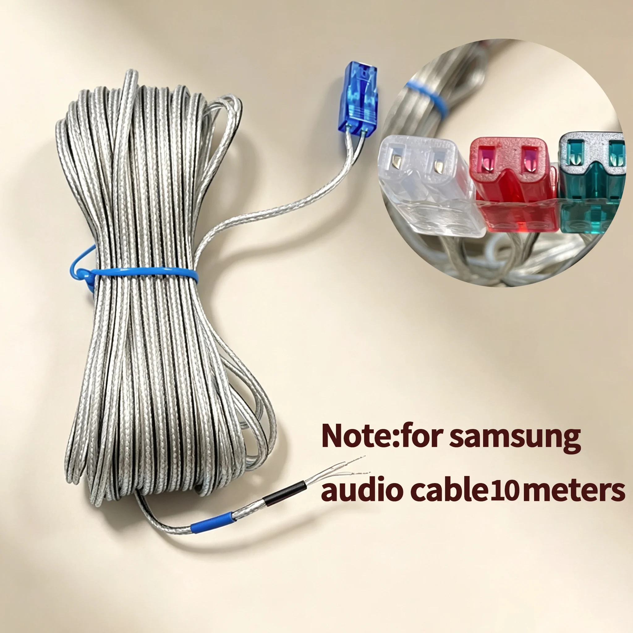 Für Samsung-Verstärkerlautsprecher 3 Meter 10 Meter angeschlossen an Lautsprecherkabel – Detail 4