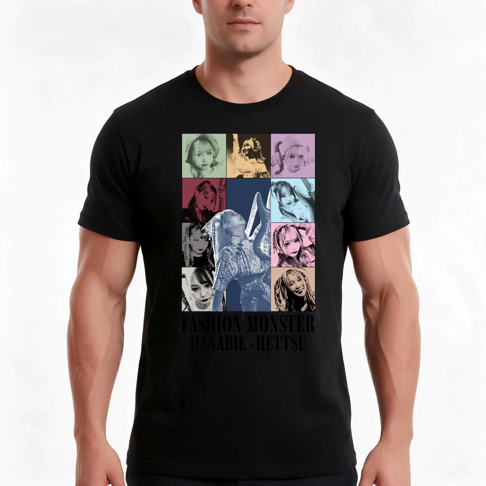 HANABIE - HETTSU Essential TShirt T-Shirt Summer Casual Cotton Tee Unisex Men Women