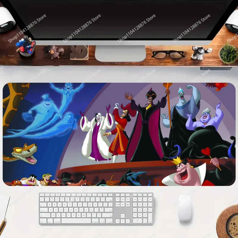 Non-slip Mouse Pad D-Disney V-Villains Suitable For Office Computers Laptops E-sports Game Desk Mats XXL Keyboard