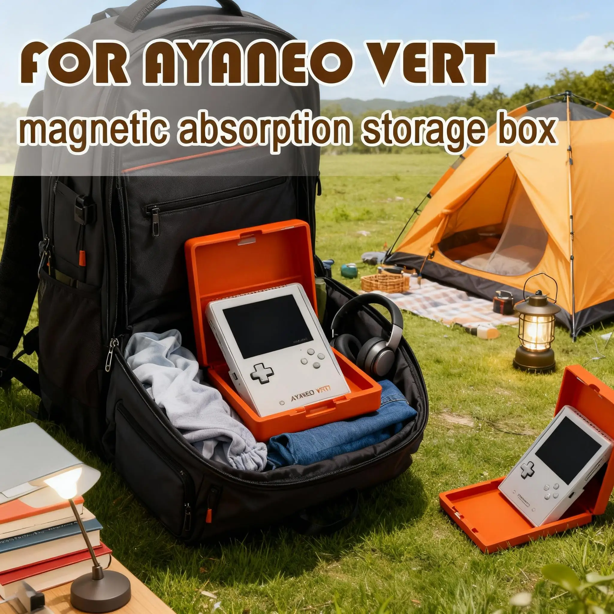 

Магнитный чехол-кейс для хранения AYANEO VERT: пылезащитный, устойчивый к царапинам, аксессуар для портативной игровой консоли