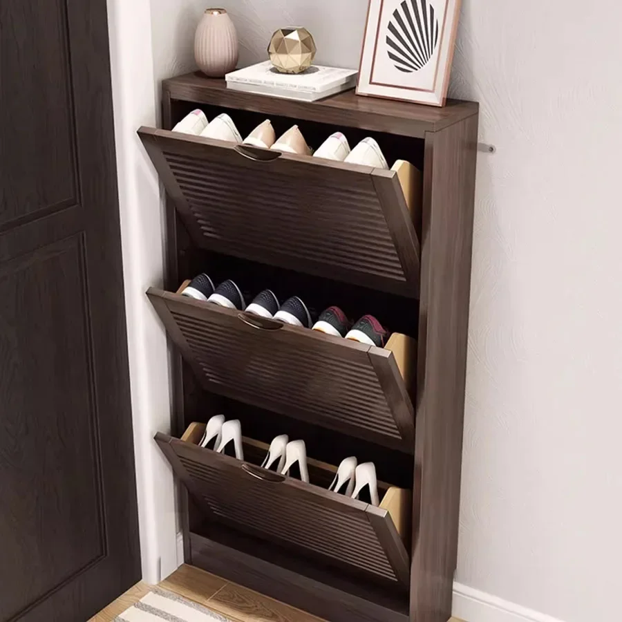 Modern Vertical Shoe Rack Multi Layer Luxury Large Corner Indoor Shoe Cabinets Zapatero Organizador De Zapatos Drawer Furniture