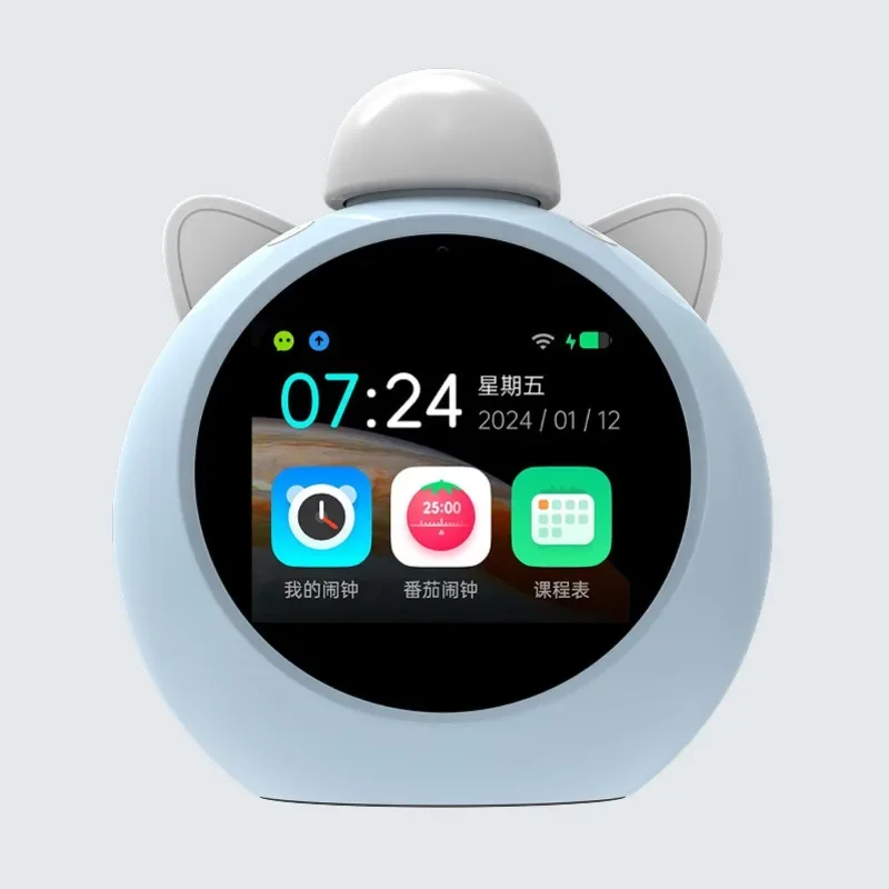 AI large model Time Treasure accompanies the robot to talk, interact with the voice, and hand over the student learning machine