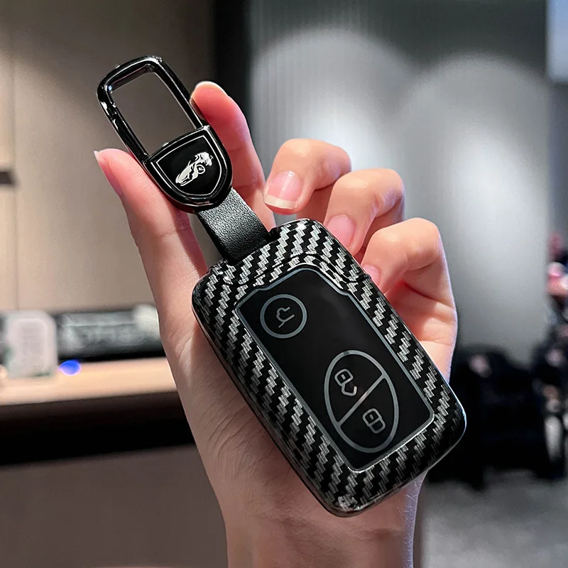 

Premium ABS Key Cover Case for BYD S6 / L3 / M6 / G3R / F3 / S7 / G3 / F0 (2013-2014) - Protective Key Fob Shell Key Bag Chain