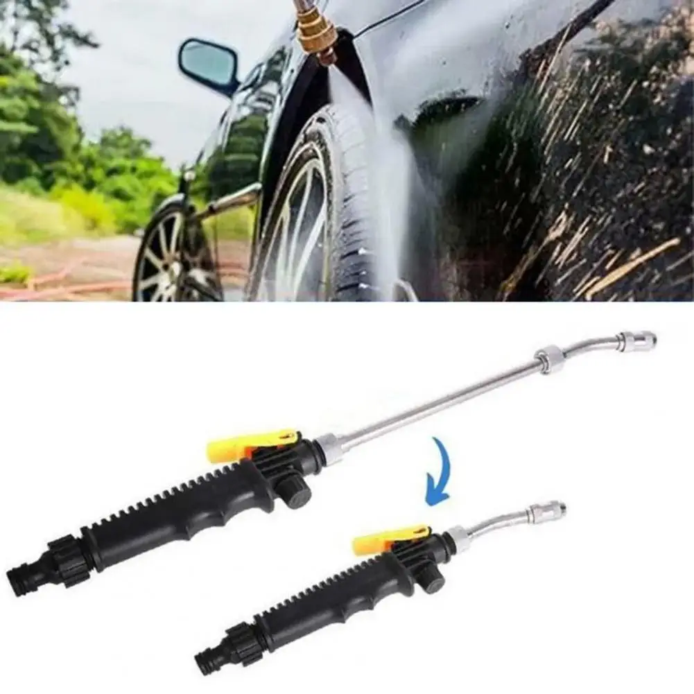 Pressure Washer Attachment High-pressure Car Wash Nozzle with 3 Adjustable Water Flow Modes for Powerful Leakproof Garden Water