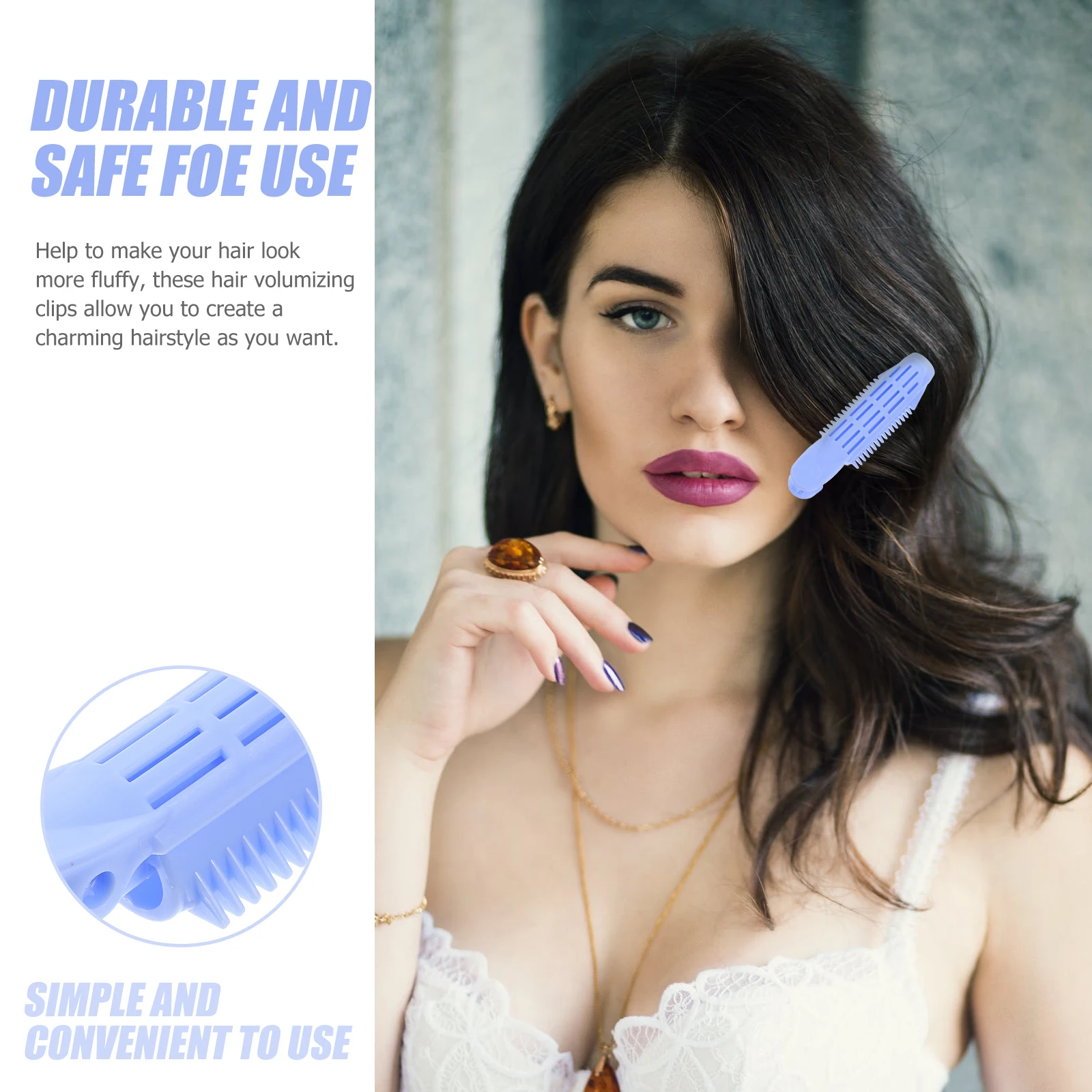 

6 Pcs Modeling Clip Miss Curlers for Women Hair Clips Ladies Abs Root Lifting