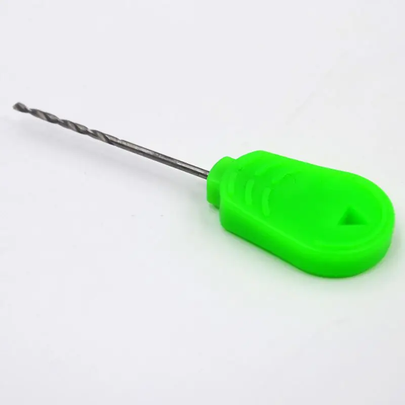 1Set Wholesale Bait Needle Tool Set Carp Fishing Stringer Needle Rigging Bait Needle Kit Tool (Hook+Stringer+Drill)