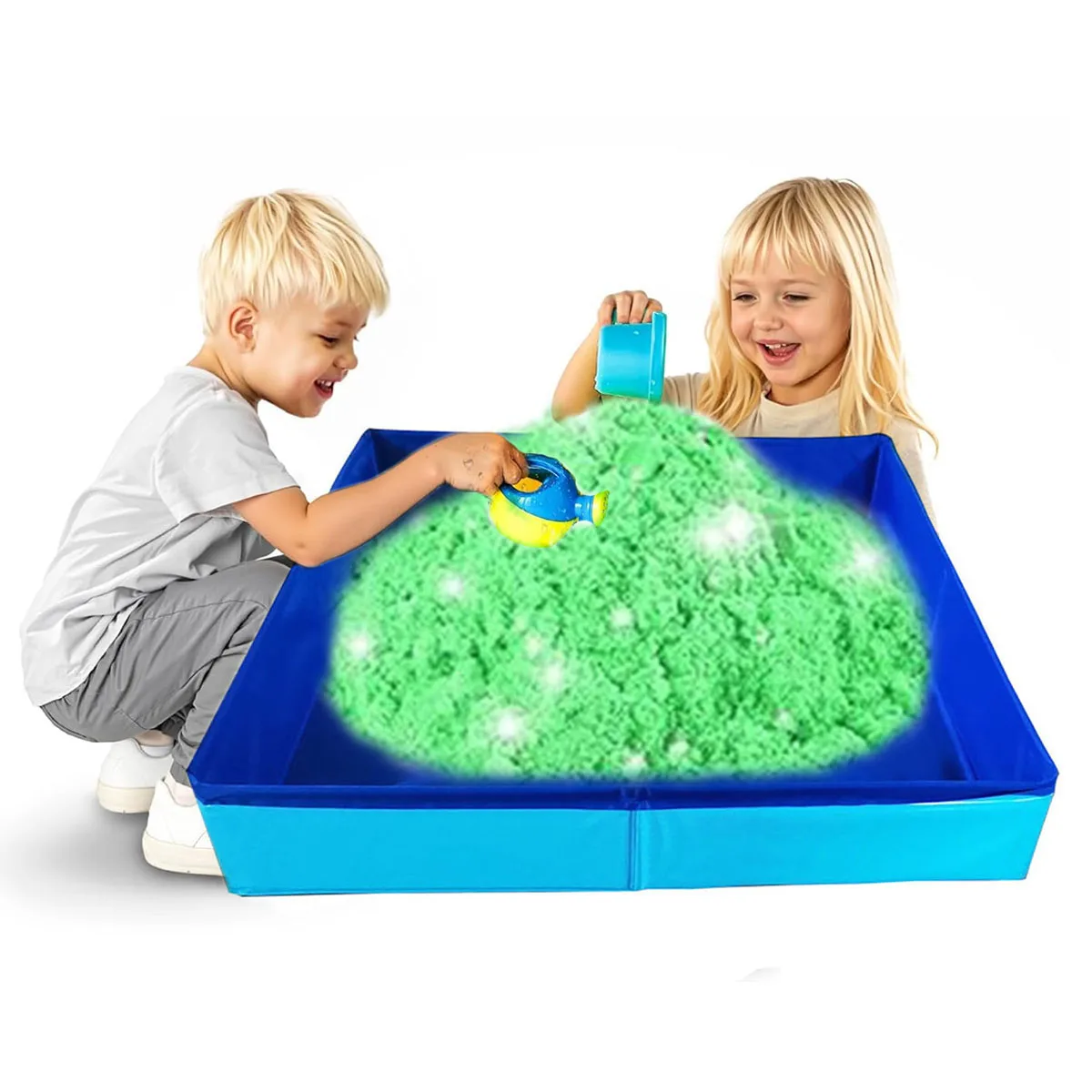 

Children Sand Table Toys, Boys Girl Kids Sandbox for Outdoors Backyard Garden, Summer Beach Sand Toys Sand Water Table for Gift