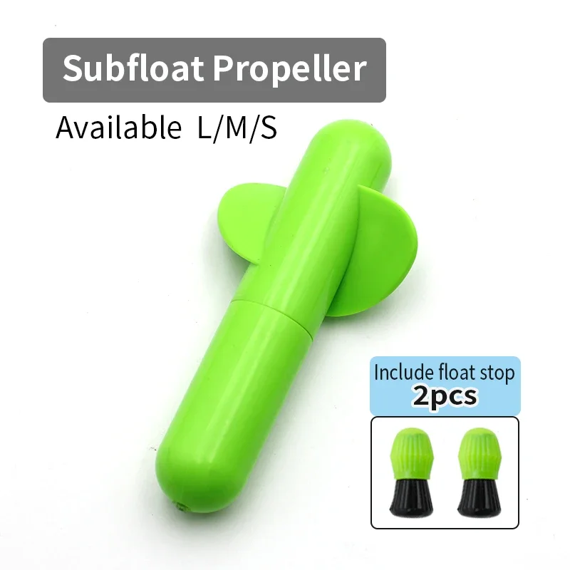 Fishing Subfloat Propeller Is An Underwater Float Featuring A Wing-Like Design Built-in Rattle Bead Size L/M/S Catfish Floating