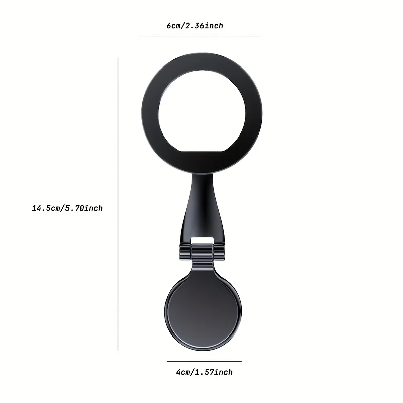 حامل هاتف السيارة المغناطيسي دوران 360 درجة طوي الهاتف جبل شفط كأس سيارة الملاحة حامل هاتف آيفون سامسونج #6