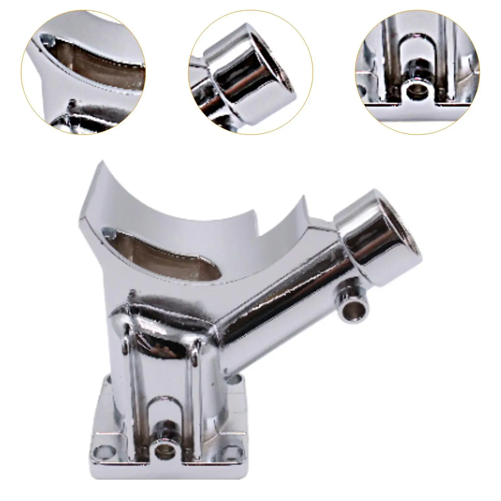Soporte de aluminio para generador, soporte de motor alternador de 12V, soporte pulido de fácil instalación para Vw Bus Karmann Ghia 1600cc 2275cc
