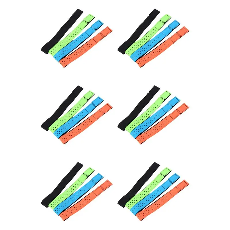 

24 шт. сменных регулируемых ремешков для монитора сердечного ритма, универсальный спортивный ремешок на запястье, размер M