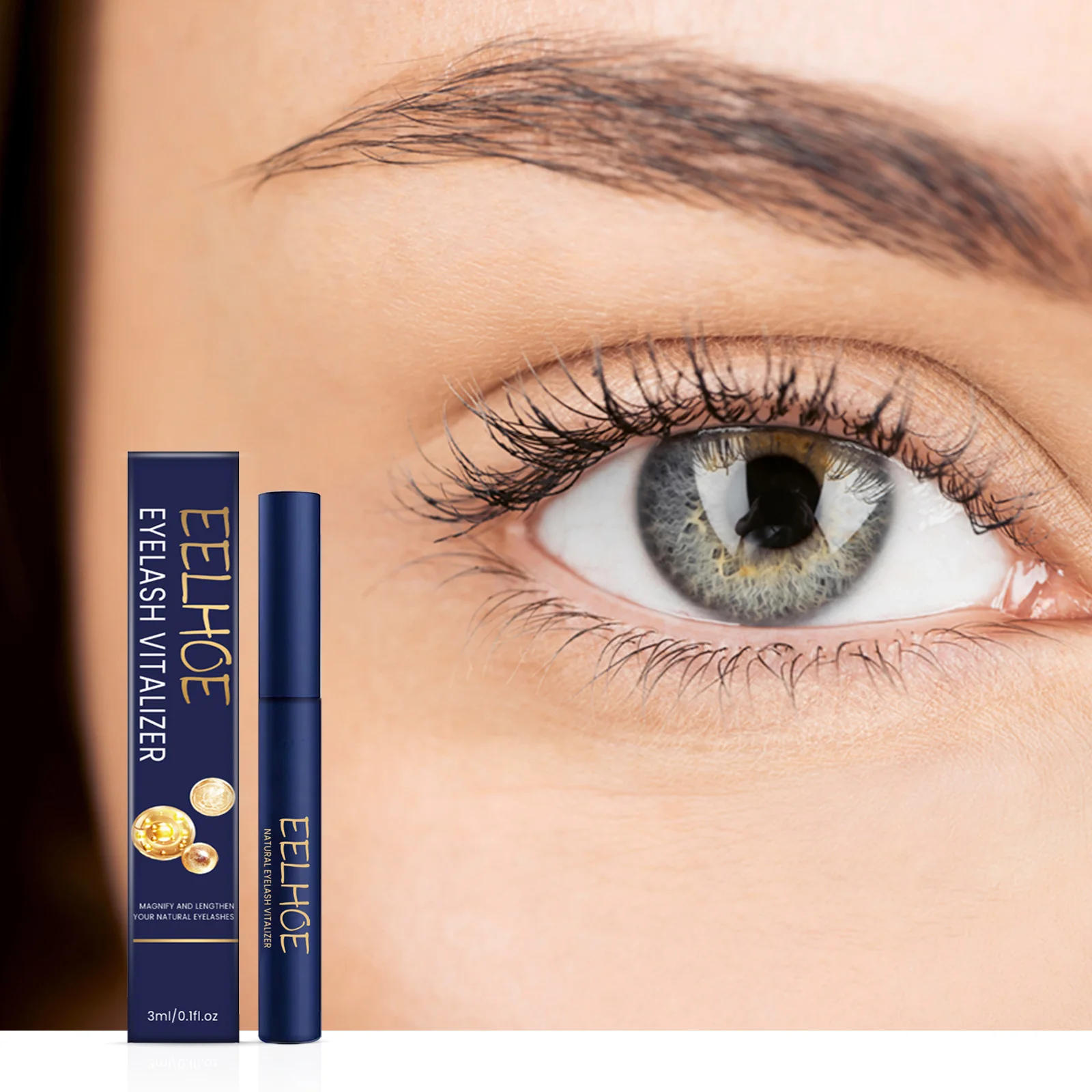 EELHOE Wimpergroei Serum Wenkbrauwverbetering Wimperverlenging Langer Follikel Voeding Wimpers Dikker Verbetert Vloeistof