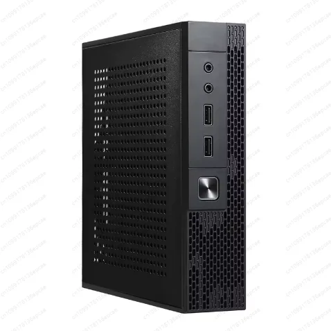 

Чехол для настольного ПК ITX для мини-игр с вентилятором и блоком питания Пластиковый материал Б/у на складе