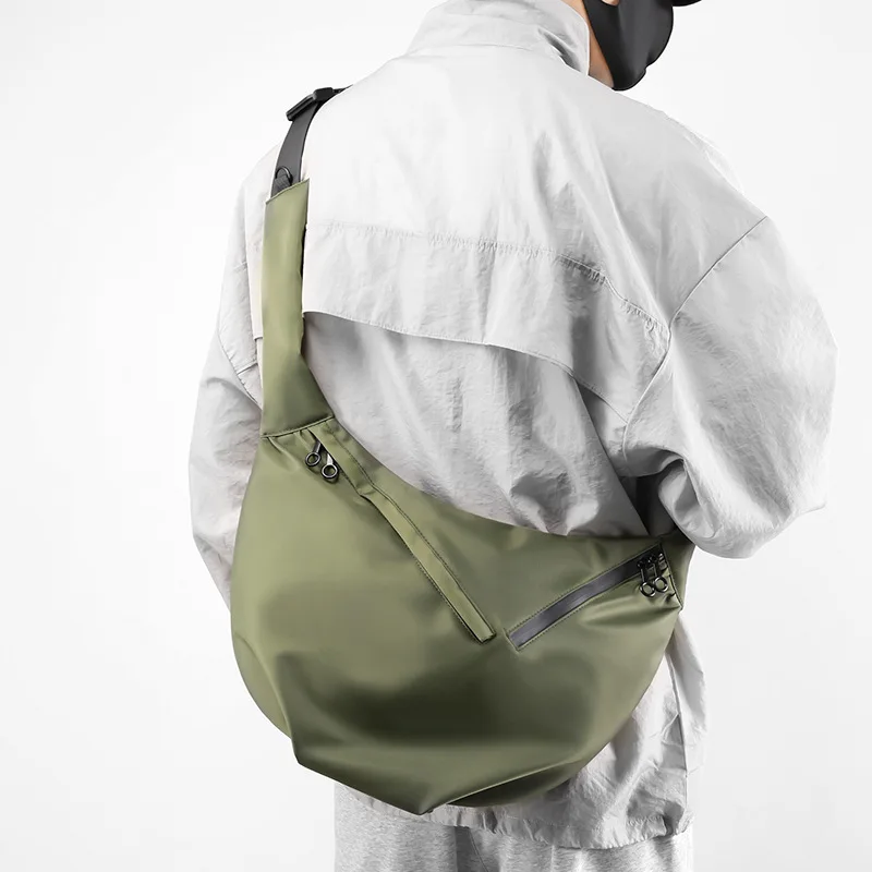 

Новая мужская сумка через плечо, простая большая вместительная сумка для пельменей, студенческая сумка на плечо, школьный рюкзак, легкий водонепроницаемый рюкзак