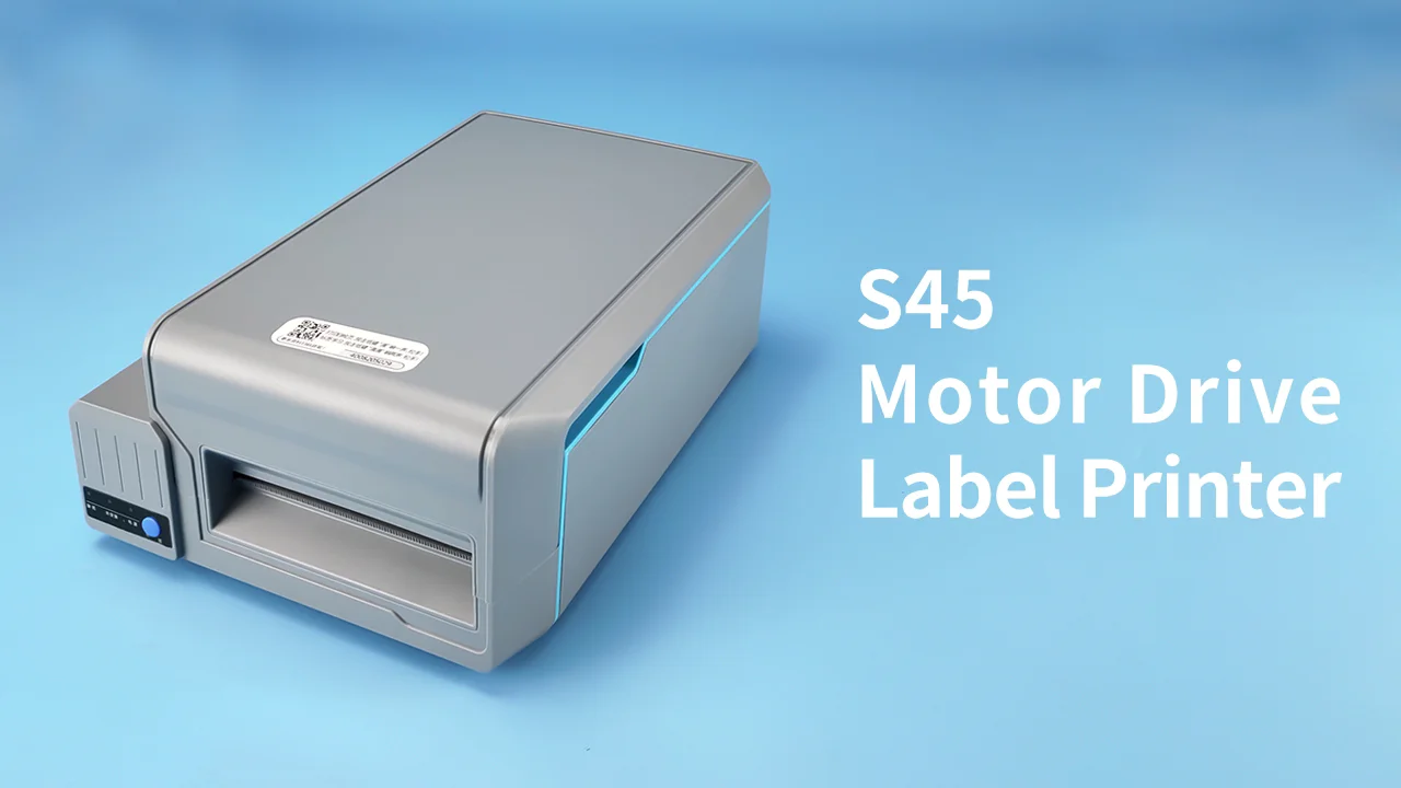 Motor Drive Thermal Shipping Label Printer USB Barcode Printer Label 30-114mm Paper Printing Shipping Express Label impressora