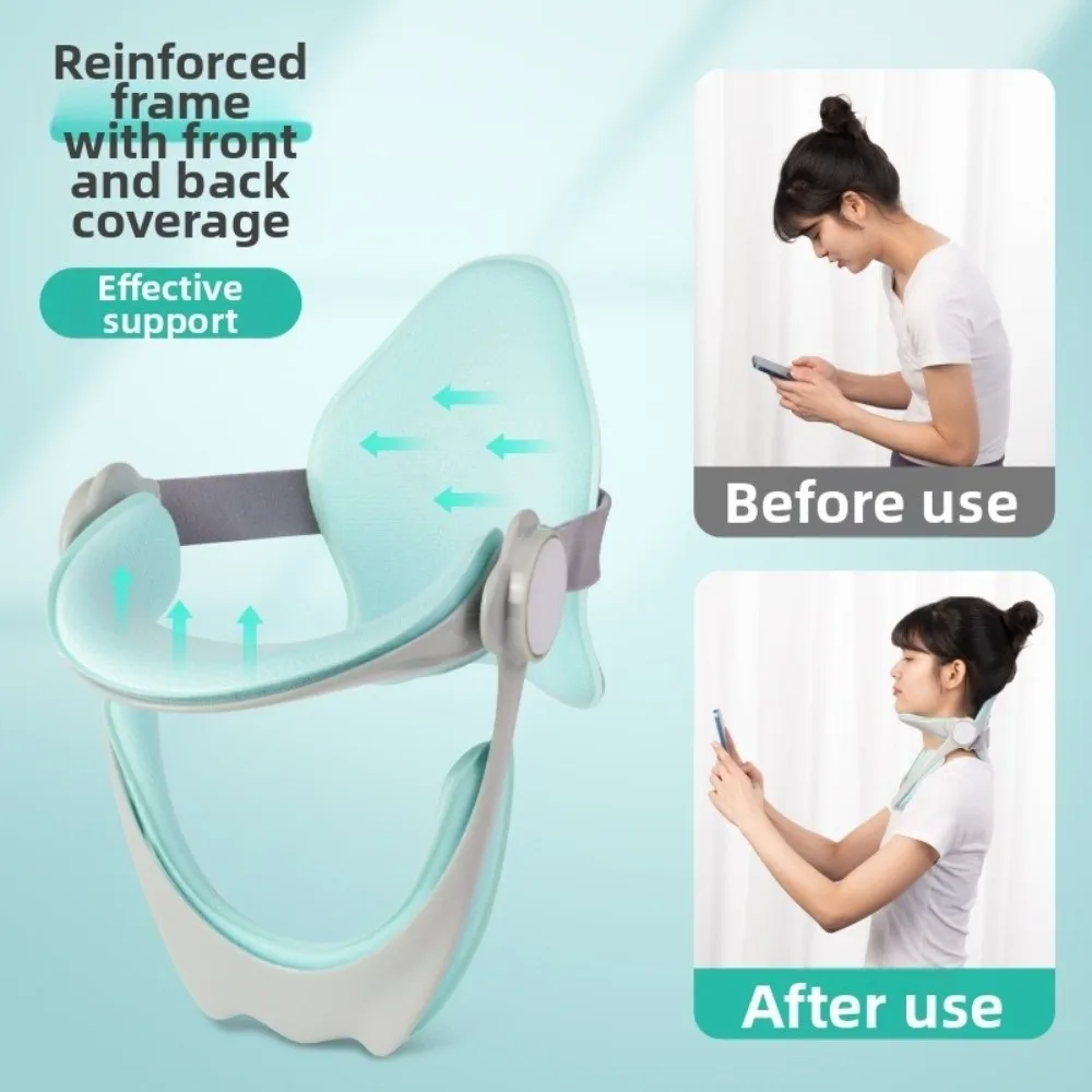

Breathable Adjustable Neck Support Frame Soft Comfortable Neck Brace Ergonomic Design Stabilizes Neck Support Sleeve Office