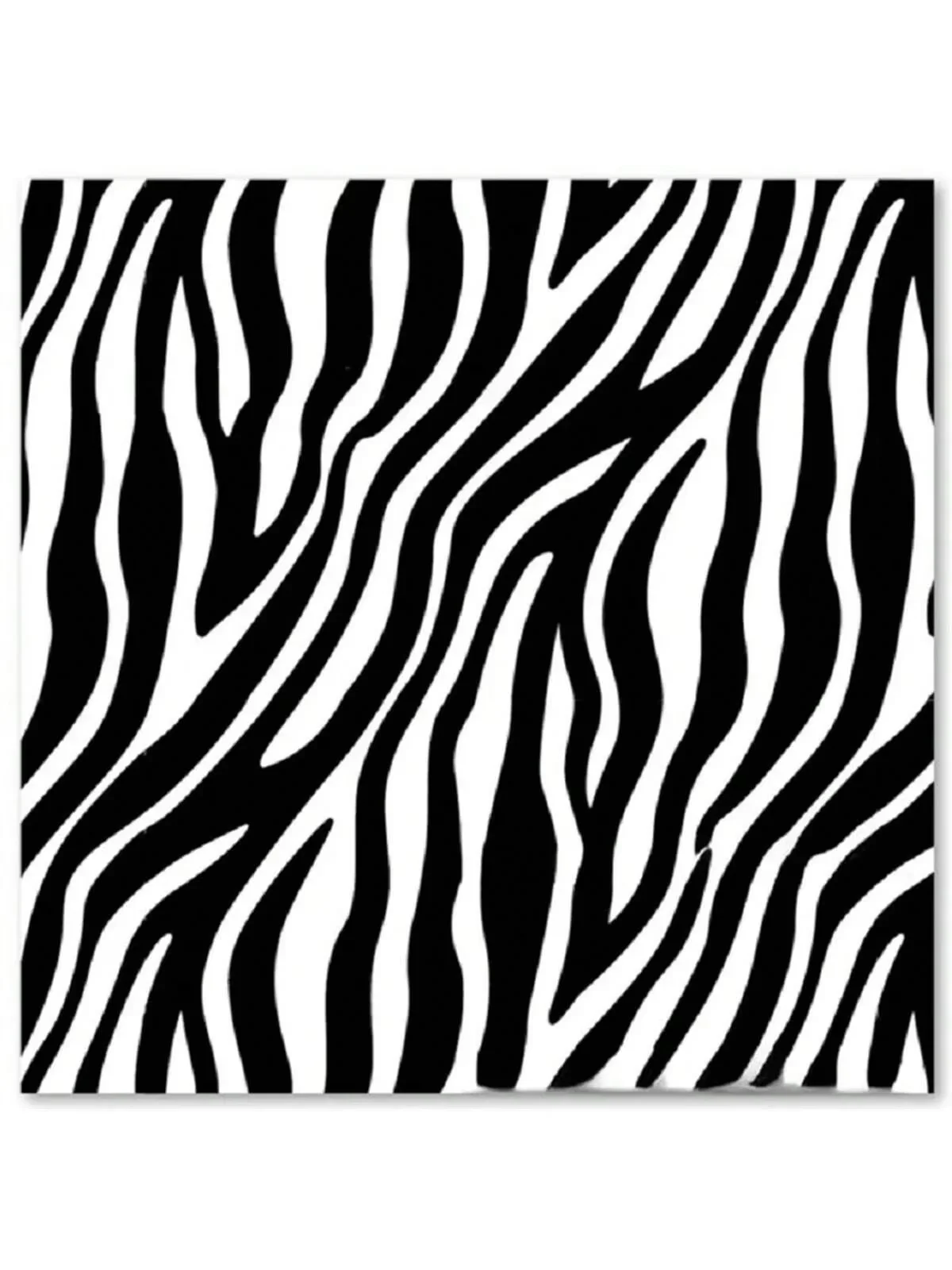 20 Stück/Set Dschungel-Safari-Tiermuster Papierservietten Tiger Leopard Zebra Streifen Blatt-Motiv Cocktail-Party Quadratische Dinner-Servietten – Detail 5