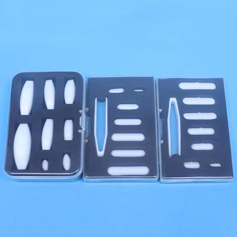 Magnetic Stir Bar Set Magnetic Stirring Rod Multi-specification High Efficiency Stable Erosion Resistant with Box for Mixing