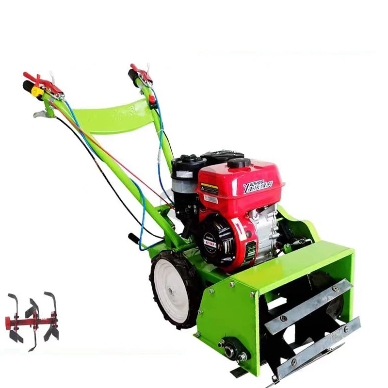 Plowing Machine Orchard Furrowing Weeding Machinery Weeder Micro Tiller Weeding and Scarifying Machine