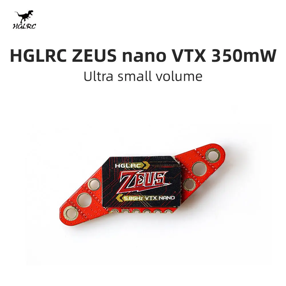 

HGLRC Zeus Nano VTX 350mW 5.8G Video Transmitter for FPV Tiny Whoop Drone