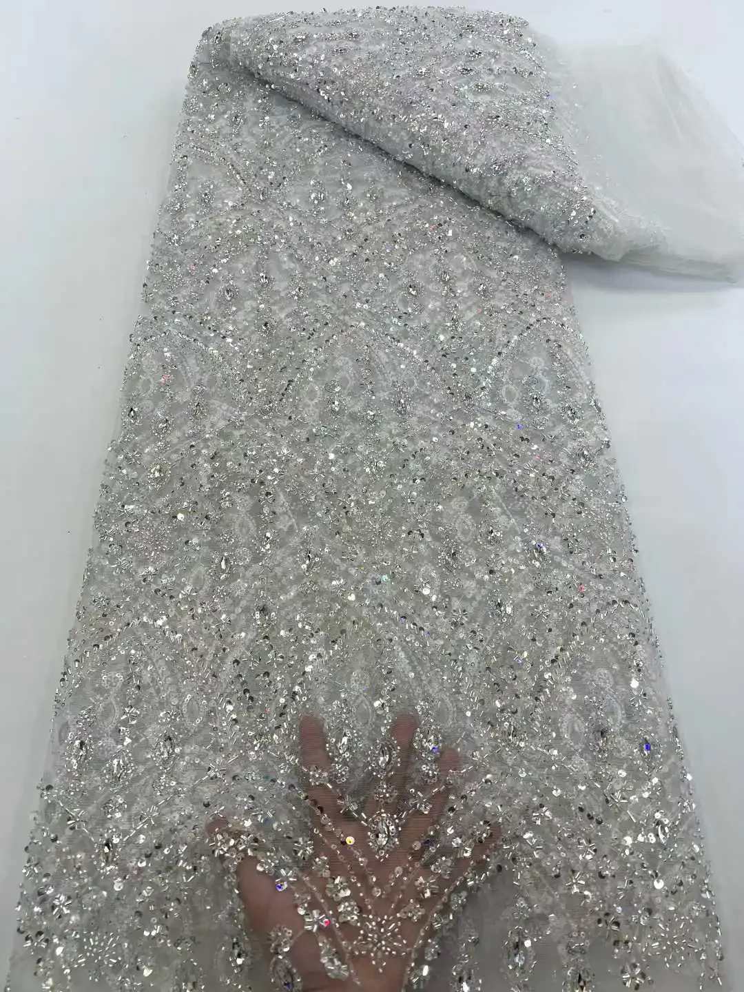 Heißer Verkauf: Exquisite, hoc – Embroidery Net Fabric Bewertung und Preis