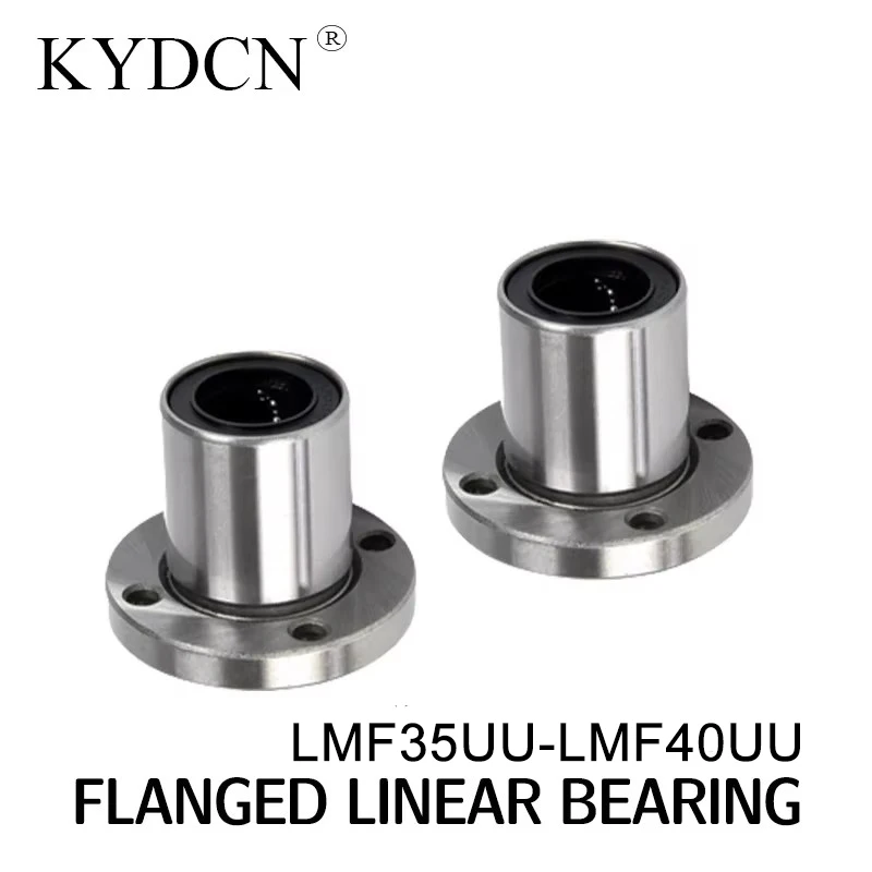 1pc LMF35UU LMF40UU type Nickel plating flange linear bearing for 3D printer linear Rod