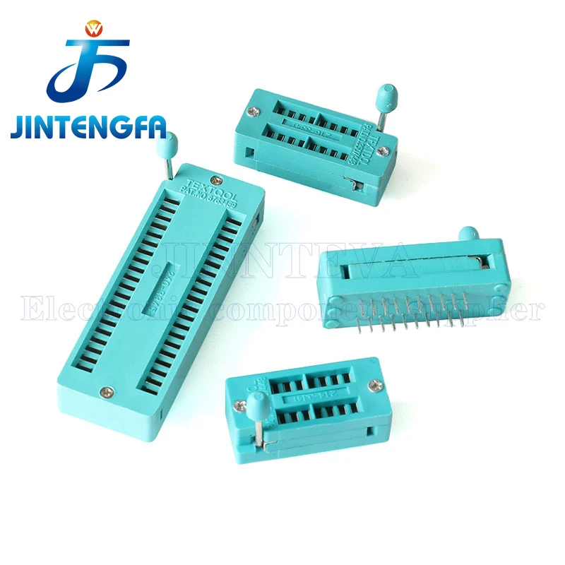 DIP 6P 8Pin 14Pin 16Pin 18P 20P 24P 28P 32P 40Pin PLCC32 /44 IC Lock Seat Socket Test IC Sockets Solder Type Connector Chip Base