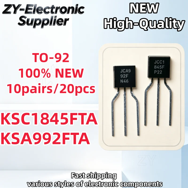 10pairs/20PCS Brand New Original KSA992FTA KSC1845FTA 845F 92F TO-92 Best Quality In Stock