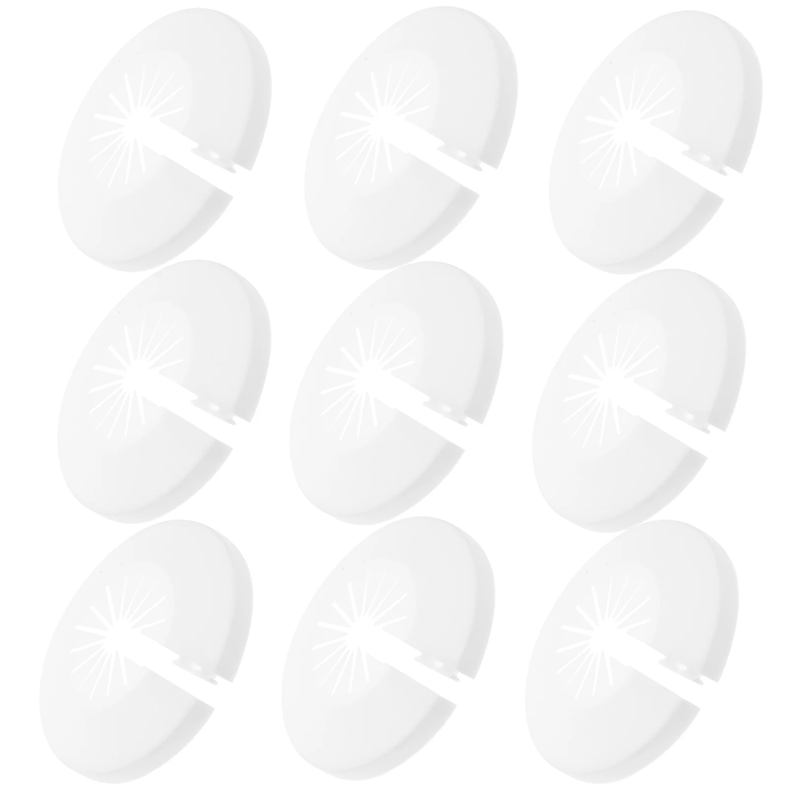 

10pcs Pipe Decoration Cover Galvanized Plumbing Drainage Concealment Water Vent Protective Fitting Flange Plate