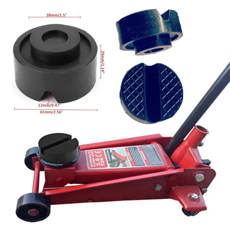 

1pc Car Lift Jack Stand Rubber Pads V-groove Car Jack Rubber Pad Anti-slip Rail Protector Support Block Heavy Duty for Car Lift