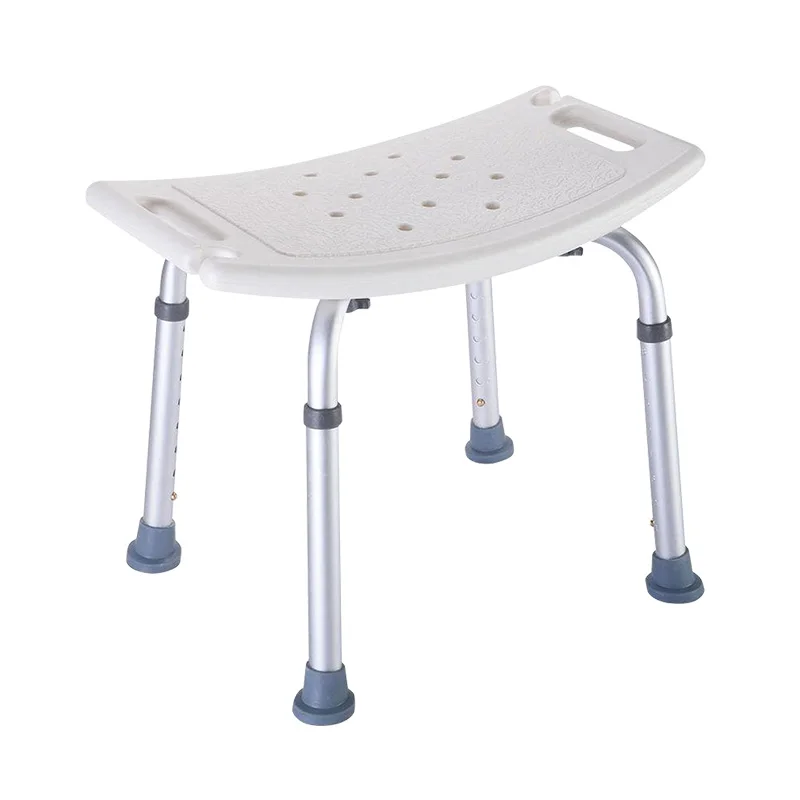 Bathroom and Shower Chair Elderly Folding Bath Chair Furniture Stool Shower Bench Non-slip Bath Chair 6 Gears Height Adjustable