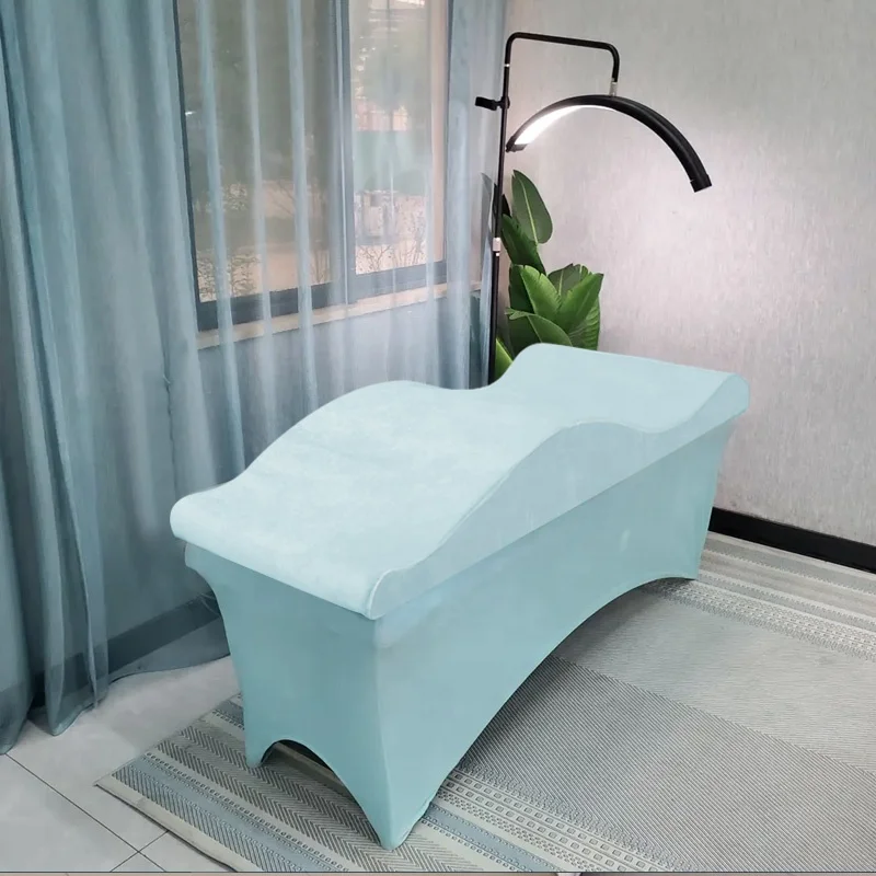 Hot Seller Beauty Salon Lash Extension Curved Lash Bed Mattress Topper Memory Foam Beauty Mattress