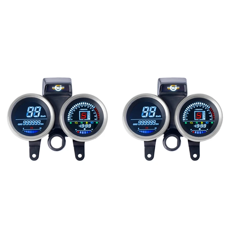 

2X Digital Meter Assembly For Suzuki GN 125 Speedometer Odometer Gauge Gear Indicator Motorcycle Meter Instrument