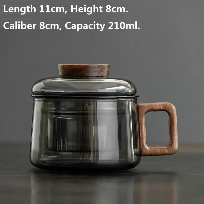 Multifunctional Glass Tea Cup with Filter Bubble - Heat Resistant, Reusable, Suitable for Home and Office Use, Tea Cup Set