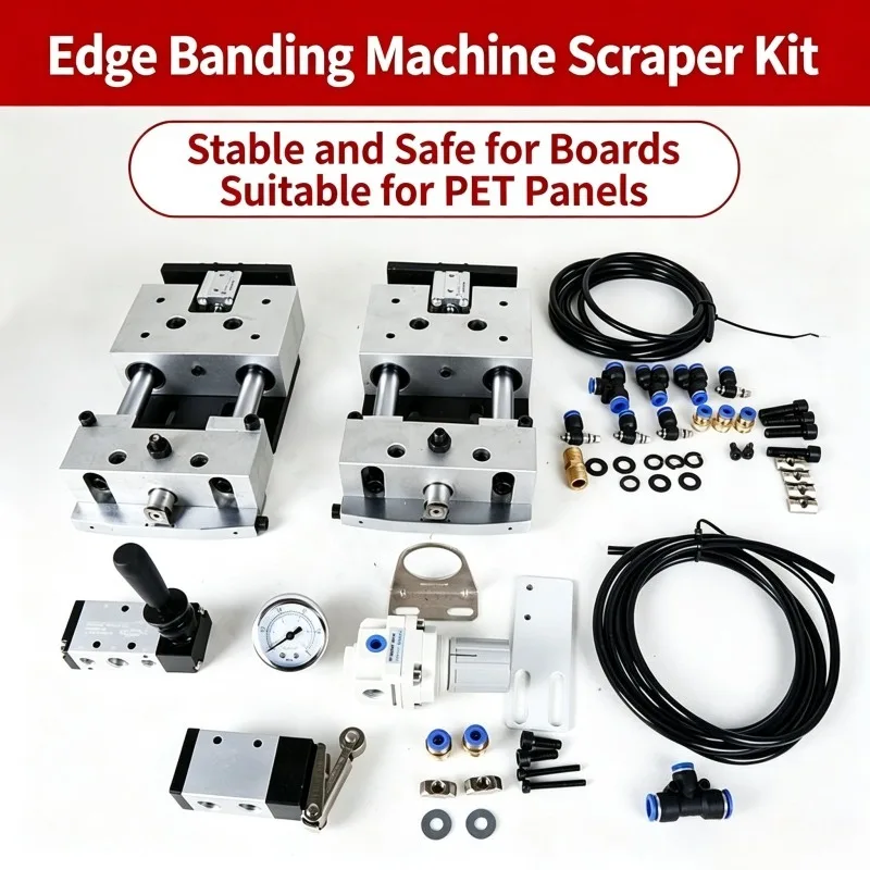 Flat Scraping Trimming Device Glue Line Remover For Fully Automatic Edge Banding Machine Woodworking Processing Accessory