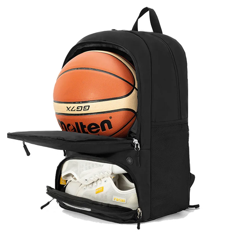 

Basketball Backpack Training Gym Travel Sports Backpack Unisex Student Backpack Shoe Compartment Independent Ball Compartment